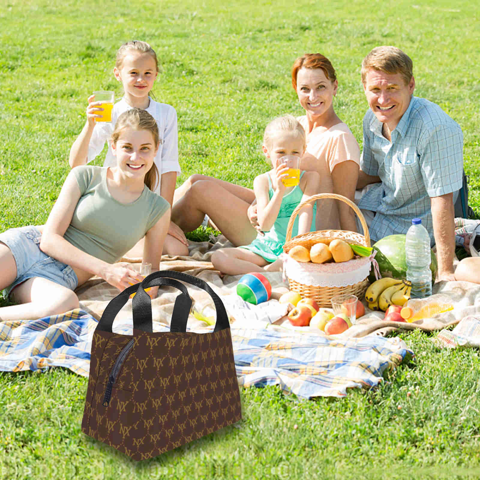 NXY Lunch Bag Series Student Portable Insulation Effect Lunch Box Bag Bags Handbags Women Polyester Fabric Material