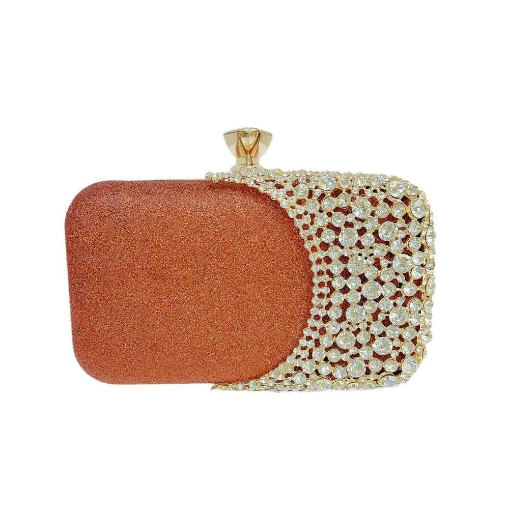 New Cross-Border High-End Handbag With Dia Inlay, Single Shoulder Diagonal Cross Bag, Wedding Banquet Cheongsam And Dinner Bags