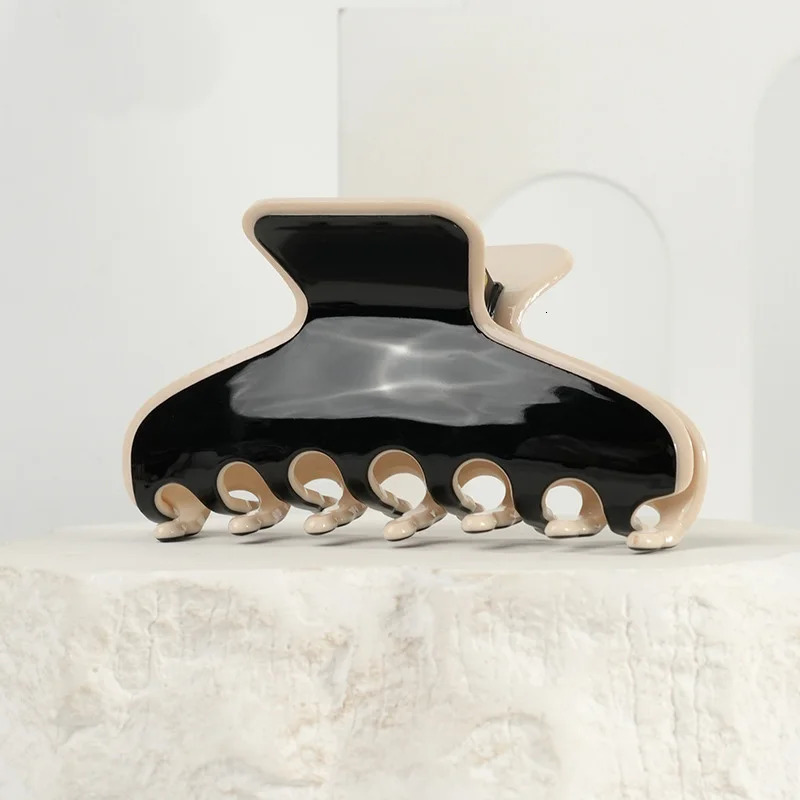 INS Fashion Hair Claw Clip for Women Girls Fine Handmade Hair Accessory Ornament Jewelry - Ponytail Holder for Christmas Bridal 250106