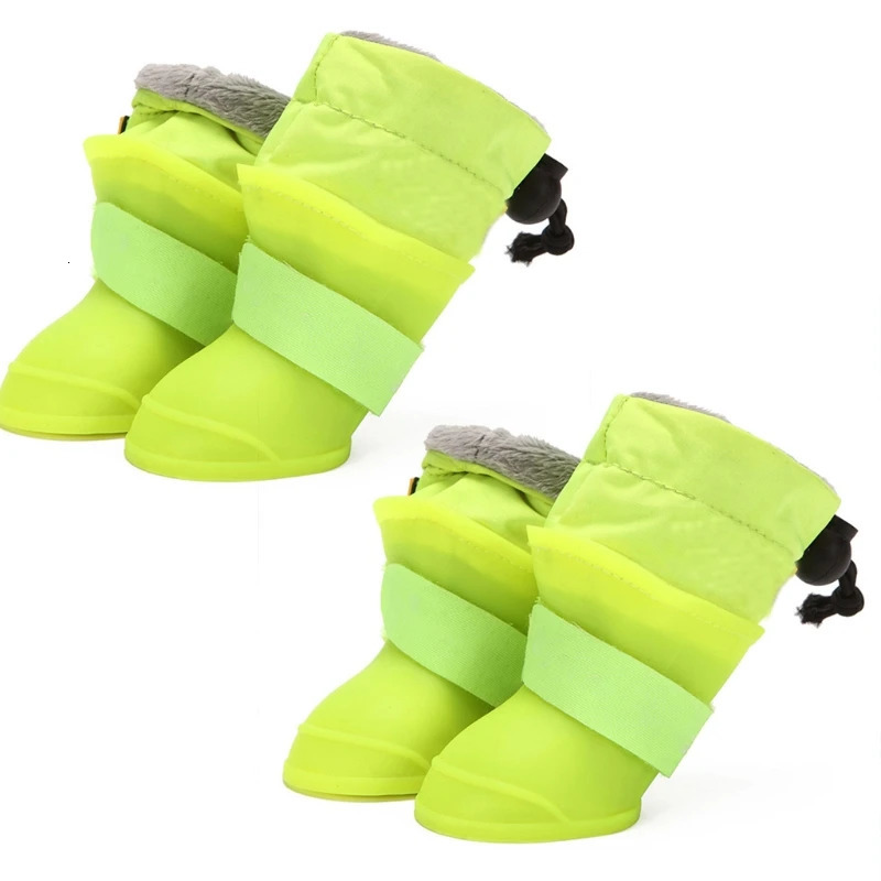 Pet Dogs Snow Rain Boots Anti-Slip Waterproof Puppy Rain Shoes Durable Winter 250106