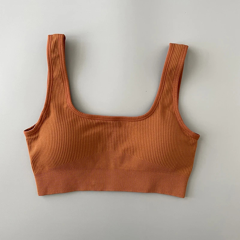 Seamless Sports Bra Woman Fitness Yoga Running Vest Push Up Crop Top Padded Underwear Female Cropped Shockproof Tank Tops 250106