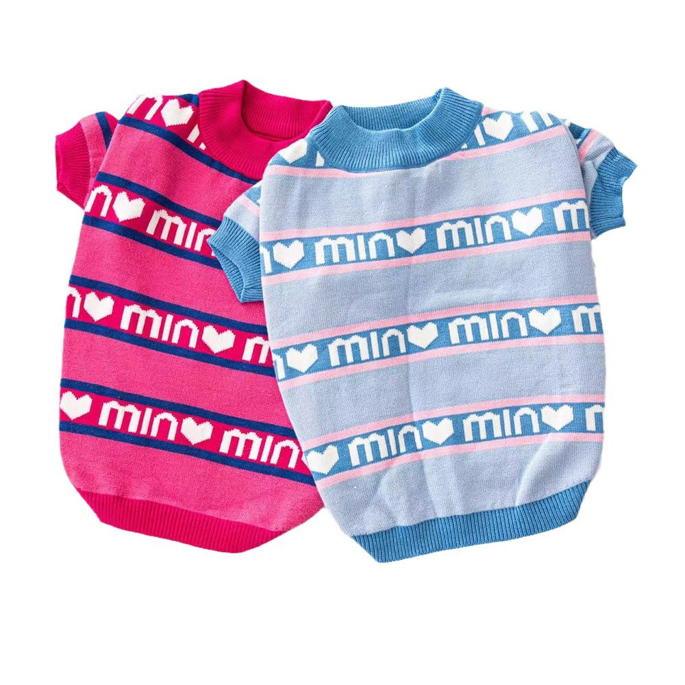 Fashion Luxury Dog Sweater Heavy Warm High Quality Pet Clothing Designer Dog Clothes