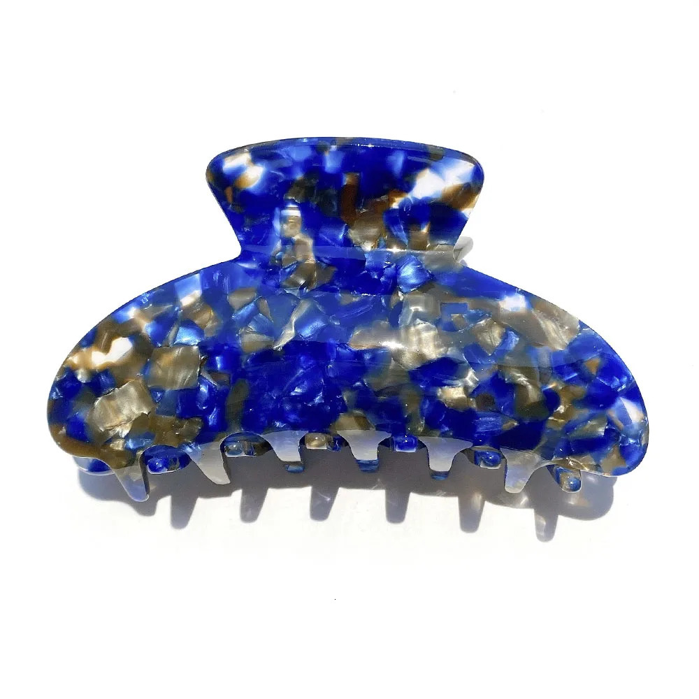 Fashion Acetate Leopard Print Hair Claws Geometric Crab Shape Clamp Styling Hair Clips for Women Girls Hairpin Hair Accessories 250103