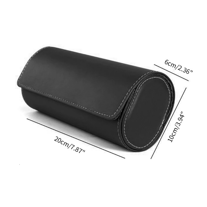 Watch Box 1/2/3 Slot Red Grey Black Travel Watch Storage Box Jewelry Display Box Watch Roll Waterproof PU Leather 250102