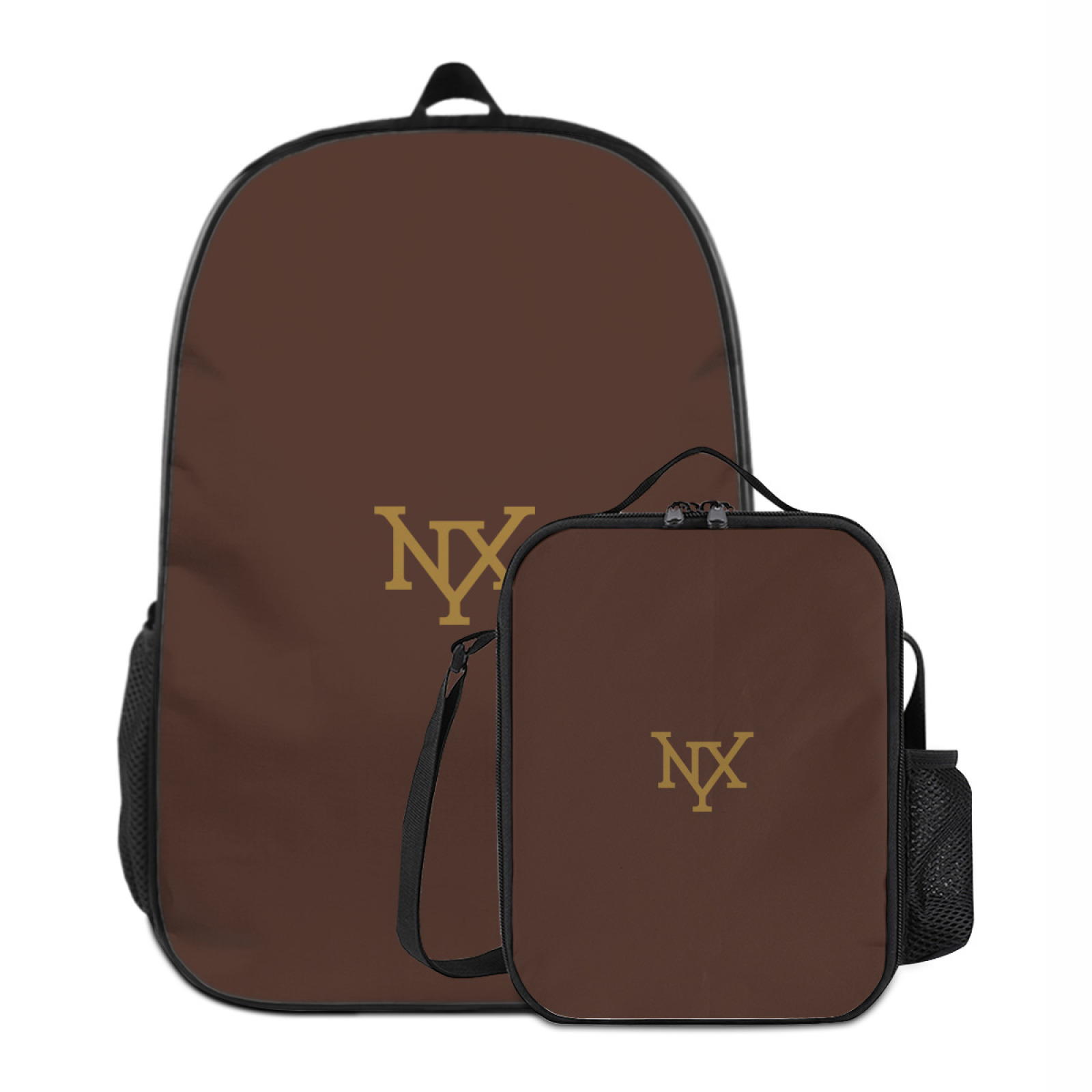 NXY 2-piece suit school bags backpack designer bag women Denim backpacks bookbags womens fashion all-match simplicity back packs with insulated lunch 