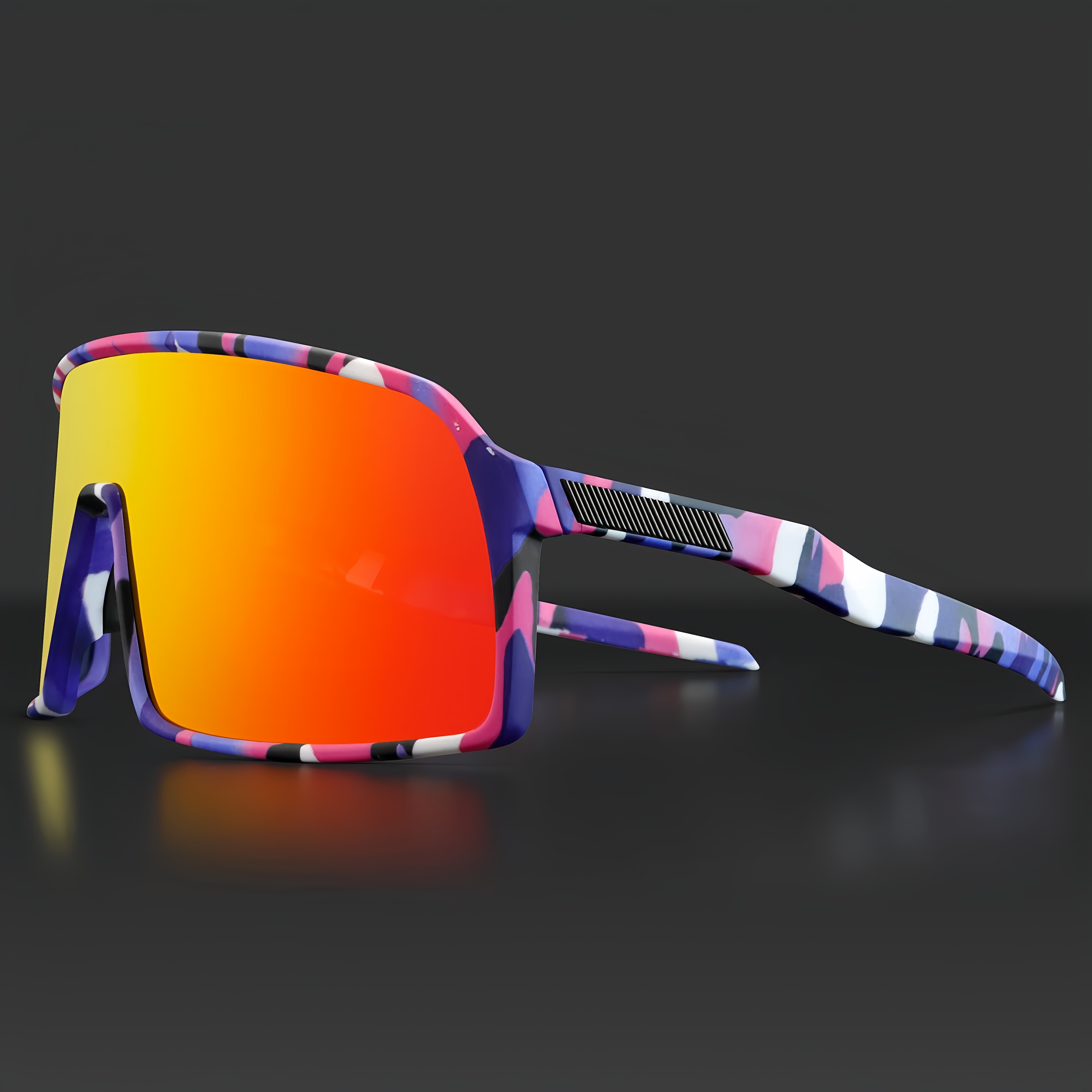 Large Square Frame Outdoor UV400 Protection Polarized Eyewear Cycling Running Sports Sunglasses Goggles for Men Women Free shipping