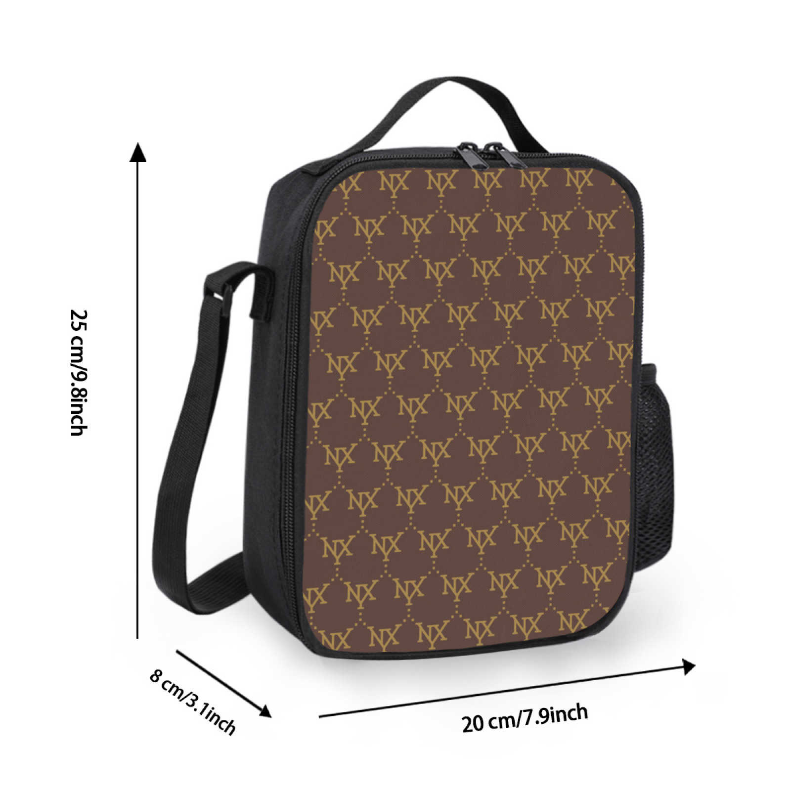 NXY Square Portable Thermal Insulation Meal Bag Designer Bag Shoulder Bag Ladies Purse High Quality Classic Fashion Handbag Crossbody Bag