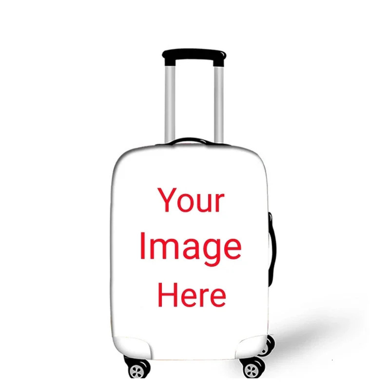 Customize Your Image Name Luggage Cover Travel Accessories Elastic Suitcase Protective Covers Anti-dust Case Cover Trolley 250103