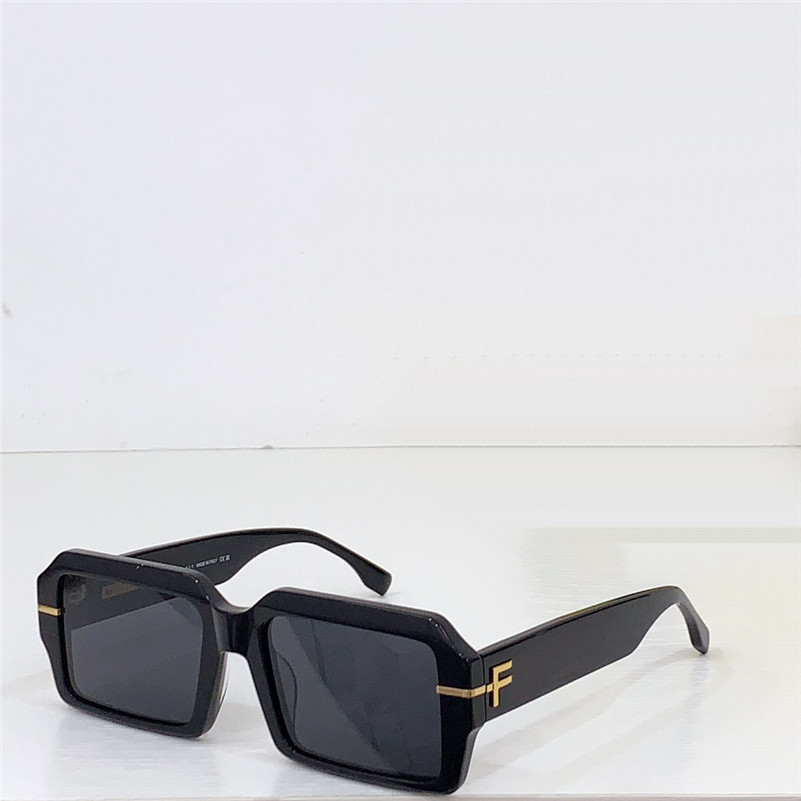 New fashion design square sunglasses 40073U acetate plank frame simple and popular style versatile outdoor UV400 protection glasses