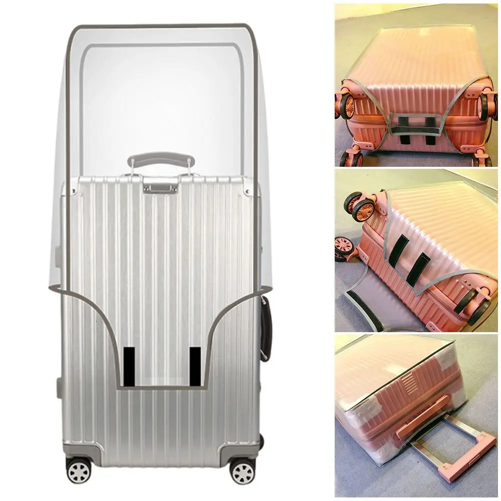 Transparent Travel Luggage Cover Waterproof Luggage Protector Covers Dustproof Protector Covers for 16-30 Inch Suitcase Case 250103