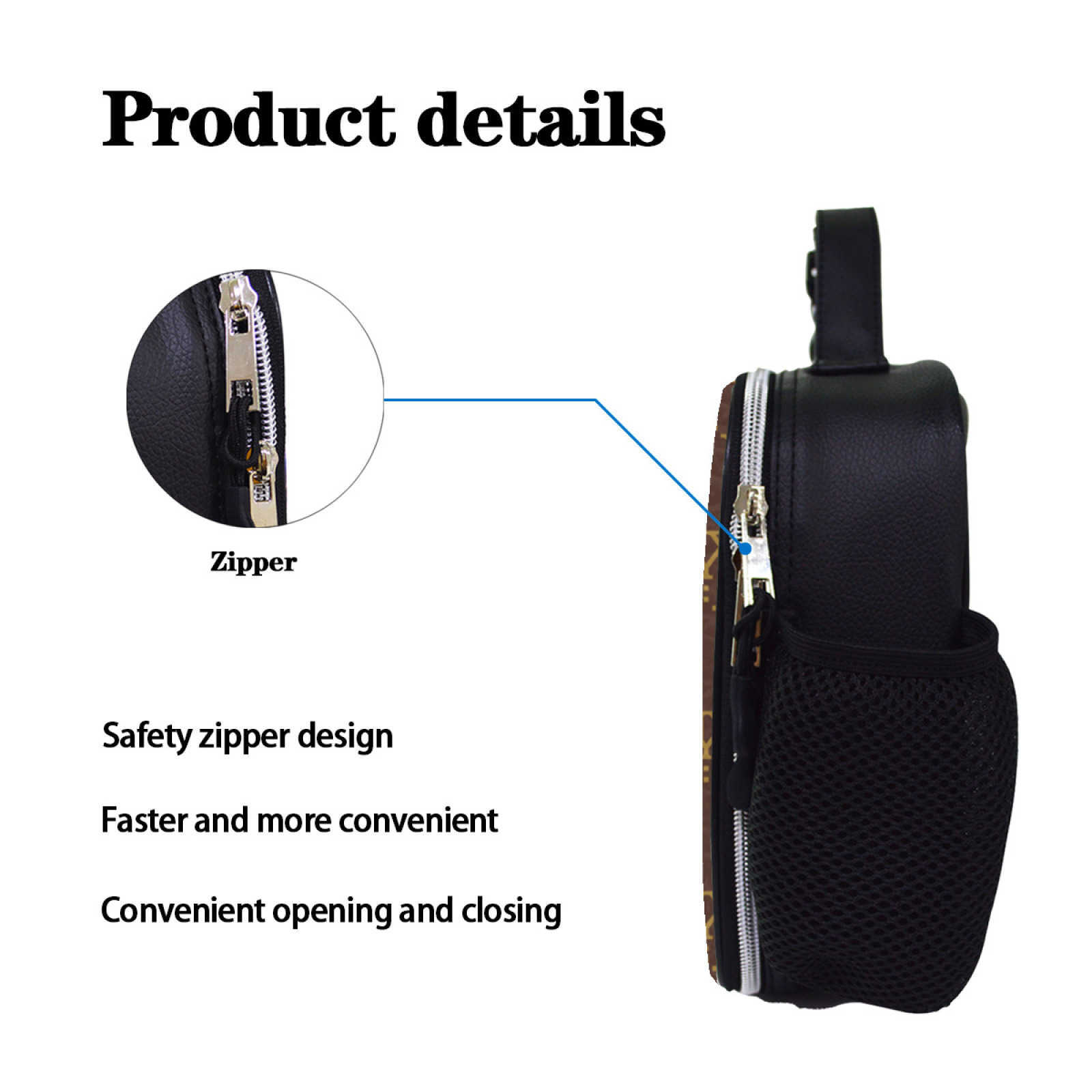 NXY Portable Leather Lunch Bag Totes Top Quality Bag Women Purse Designer Tote Luxury Handbags Classic Fashion Leather Lunch Bag