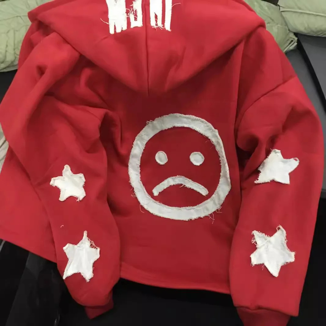 Y2k Long Sleeved Pullover Hoodie With Letter Patchwork Tops Streetwear Vintage Hoodie School Outfit Punk High Street Ootd s 250106