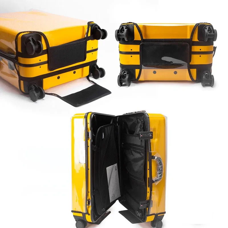 PVC Transparent Disassembly Trolley Case Luggage Cover Travel Suitcase Protect Cover Dustproof Waterproof Travel Accessories 250103