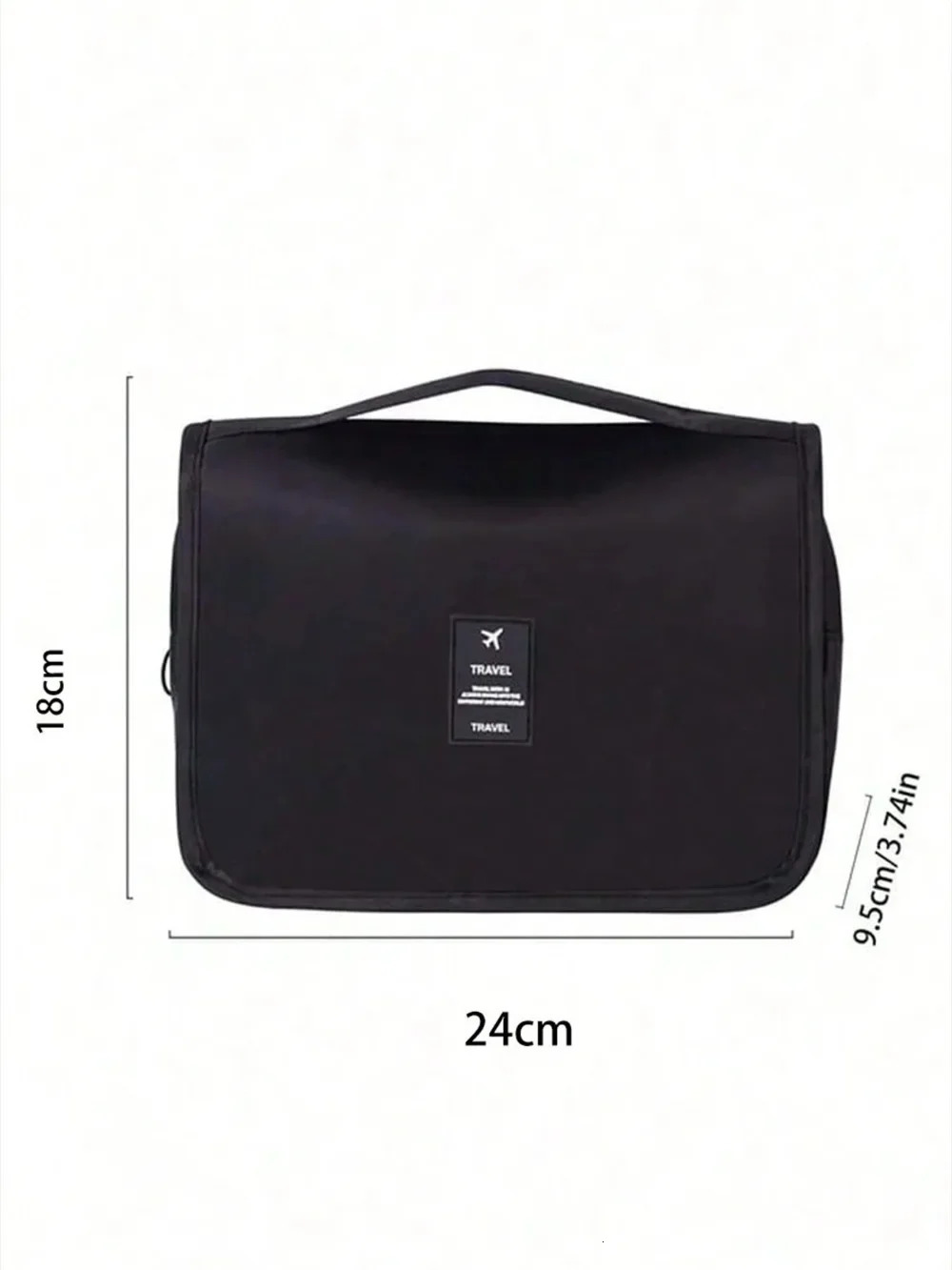 1pc Travel Toiletry Bag Portable Cosmetic Wall Hanging Makeup Storage For Shower Room Accessories 241226