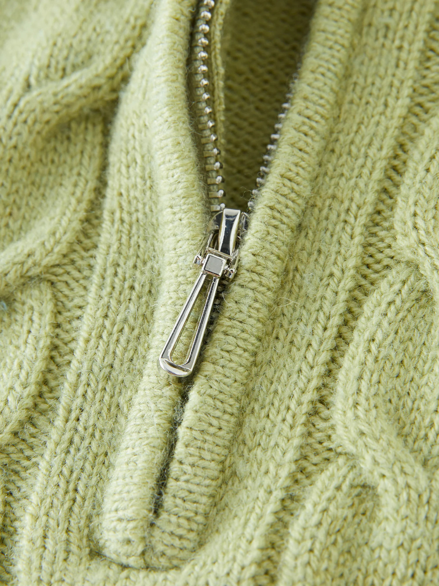 FSLE 93% Wool Vneck Chic Pullover Two Color Sweater For Women Autumn Winter Design Twisted Flower 24FS14396 250103