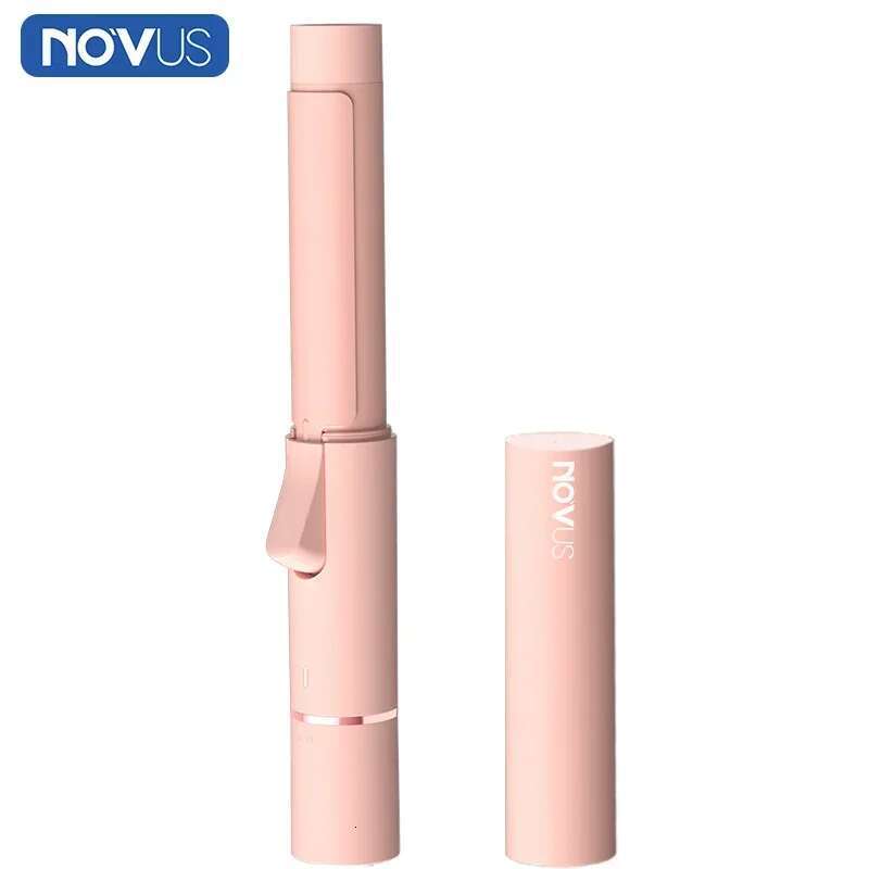NOVUS 25MM Portable Travel Electric Mini Curler Curg Iron Fast Heating Tourmae Ceramic Wavy Tong Hair Styg Tool