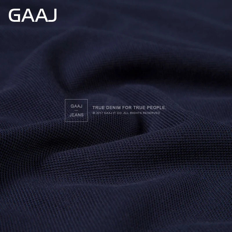 GAAJ long sleeved polo shirt 100% cotton polo shirt lightweight top casual golf suit social mens clothing mens clothing er 250103