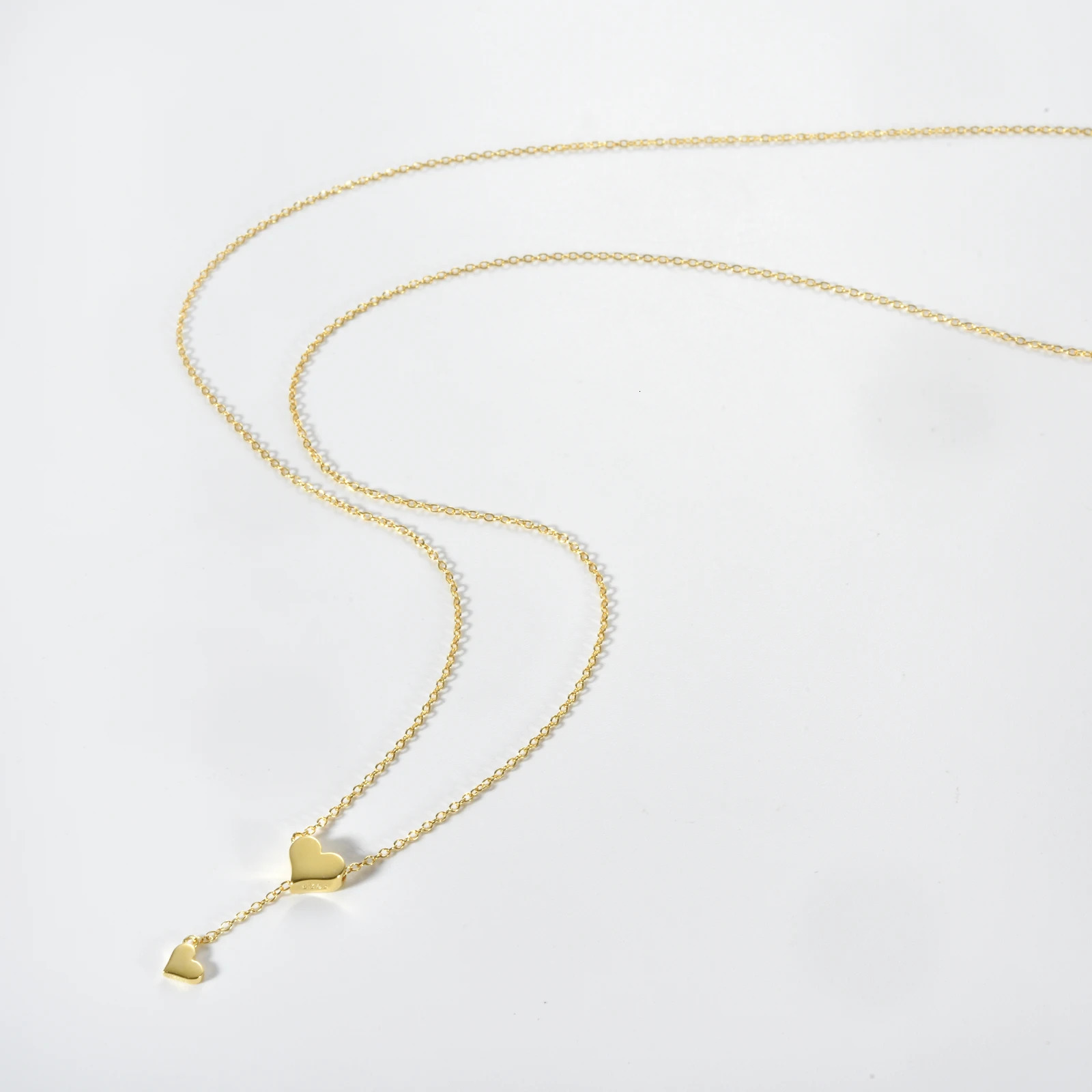 VEWANT 925 Sterling Silver Heart Pendant Long Chain Necklace Adjustable Choker 2024 Fine Jewelry 250106