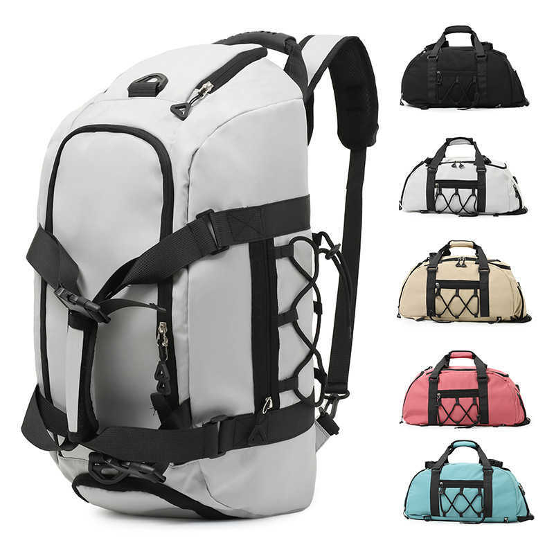 Mens And WoMens Commuting Large Capacity Travel Bag Tourism Swimming Dry Wet Separation Fitness Bag Hand-held Daypack Multifunctional Backpack 240920