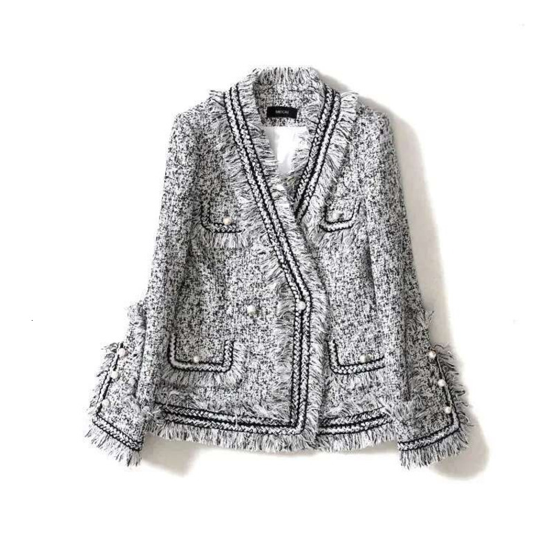 New Fair Maiden Celebrities Tweed Jacket Female Show Thin Little Sweet Wind Short Coat