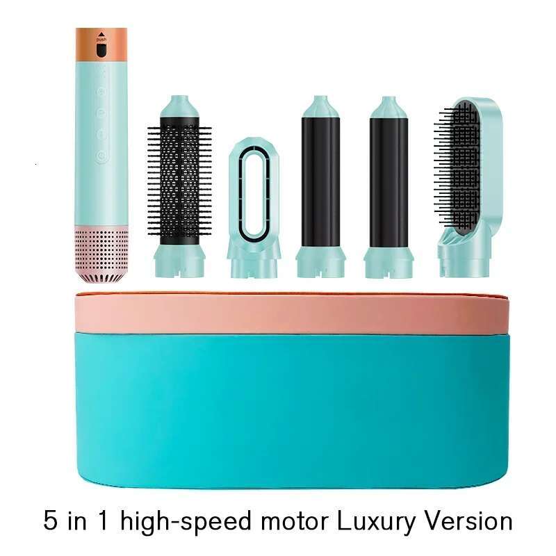 Professional 5 in 1 Styler With Electric Curg Iron Dryers Hair Curler Straightening Brush Styg Tools