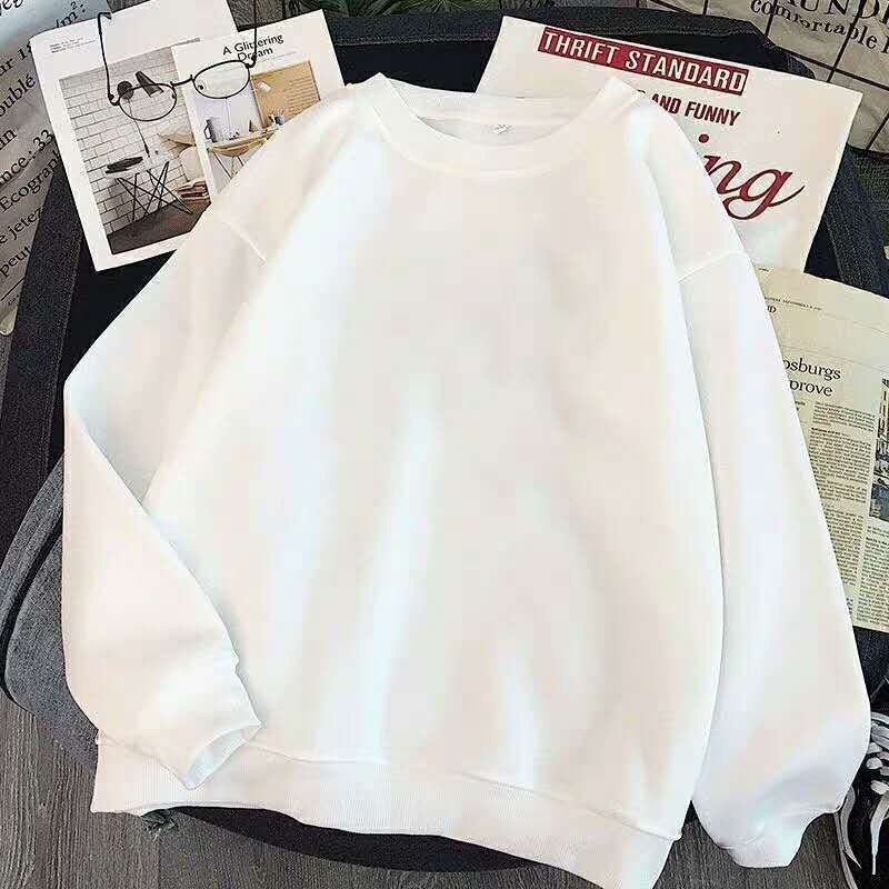 Spring Autumn Thin Loose Simplicity Hoodies Sweatshirts Long Sleeve Solid Street Casual Pullovers Fashion Korean Women Clothing 241223