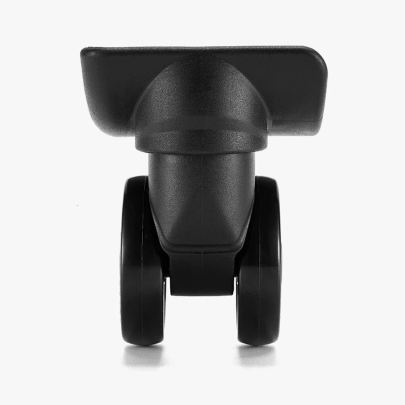 4pcs/Pack Heavy Duty Luggage Wheel Replacement Trolley Casters Double Row 360 Degree Swivel Suitcase Mute Wheels Black 250103