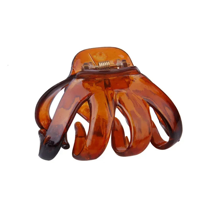 Laides er Octopus Hair Catch Plastic Large Spring Clip Hair Claw Clips for Women Girl Hair Accessories Headwear 250106