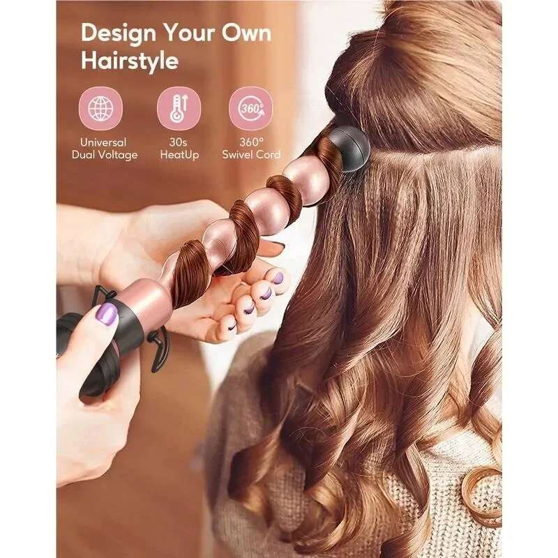 Wavytalk 5 in 1 Curg Wand Set With Thermal Brush