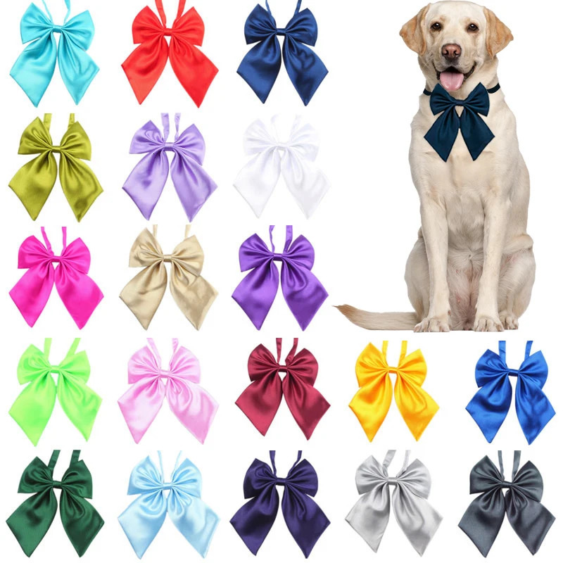 Dog bow tie dog grooming pet dog bow dog neck pet supplies wholesale 26 colors 250103