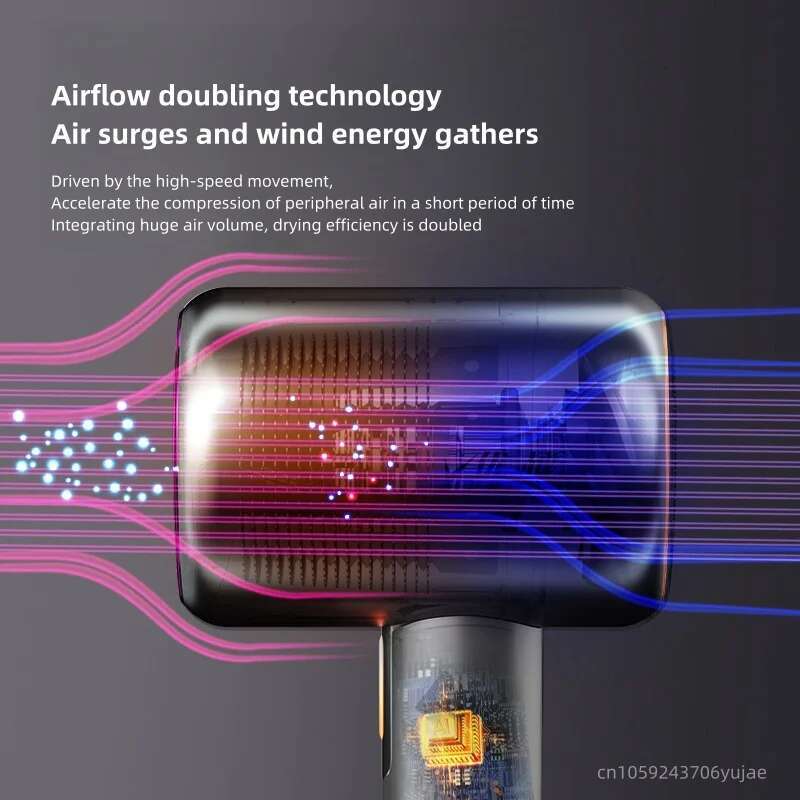 2025 New Foldable 2300W Quick Drying Home Salon Hammer Hair Dryer Manufacturer Low Price Direct Sales