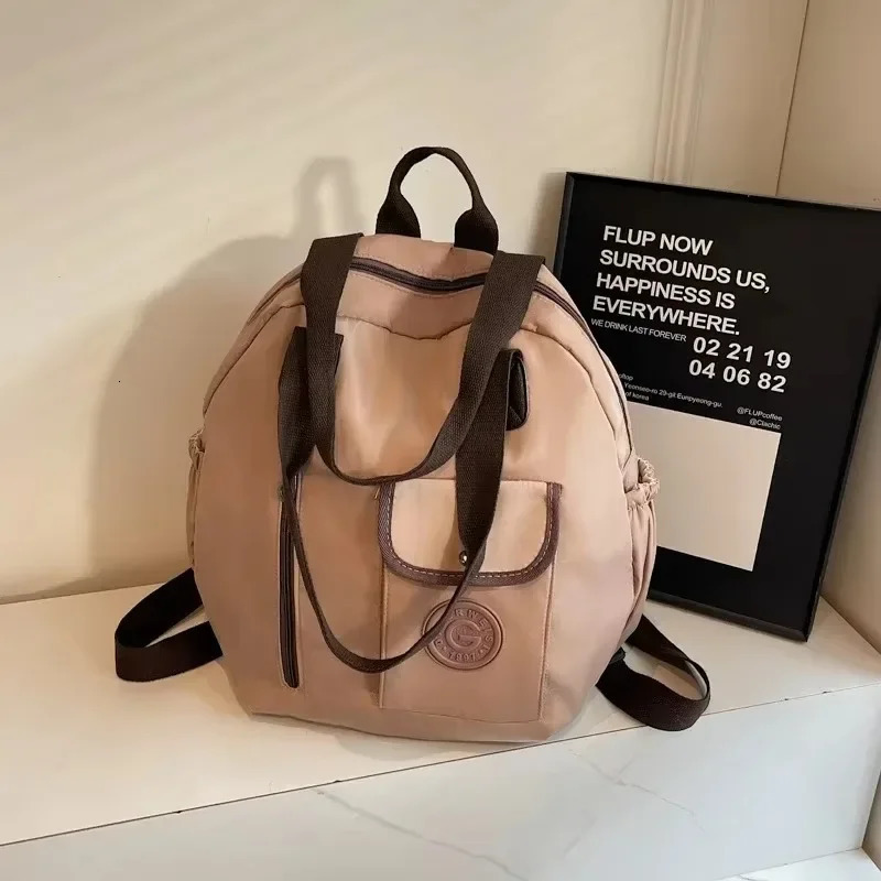 Large Capacity Backpack for Womens Leisure Travel Fashionable and Versatile Waterproof Mommy Tote Bag Tragetasche 250102