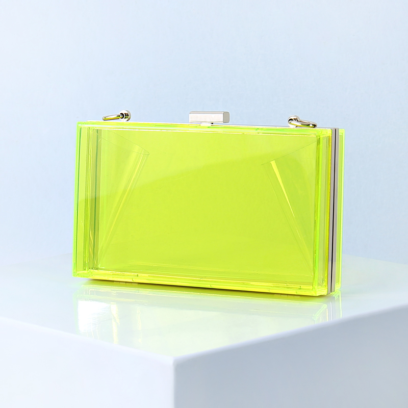 White Square Bag Small Luxury Brand Messenger Wedding Clutches Purses and Handbags Acrylic Crossbody Designer Bags Wholesale