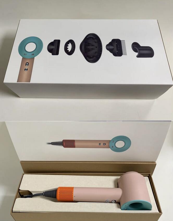 Hair Dryers Long Barrels 8 Heads Multi-function 150mm Supersonic Hairs Curler Iron with Gift Box