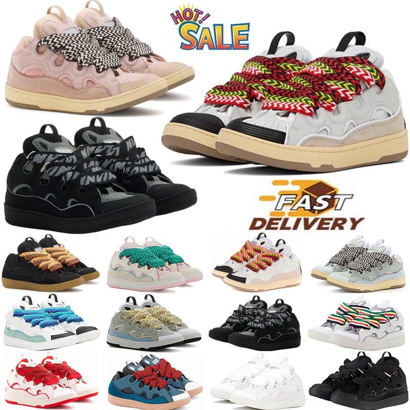 Luxury sneakers Designer Casual shoes for mens sneakers mesh woven lace-up men platform shoe Pink womens leather nappa calfskin men women Trainers size 35-46