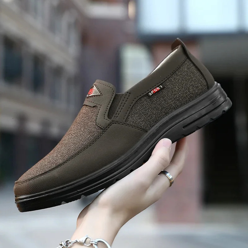 Lightweight Men Casual Shoes Canvas Shoes Wear-resistance Non-slip Mens Loafers Breathable Comfort Driving Shoes Zapato Hombre 250106