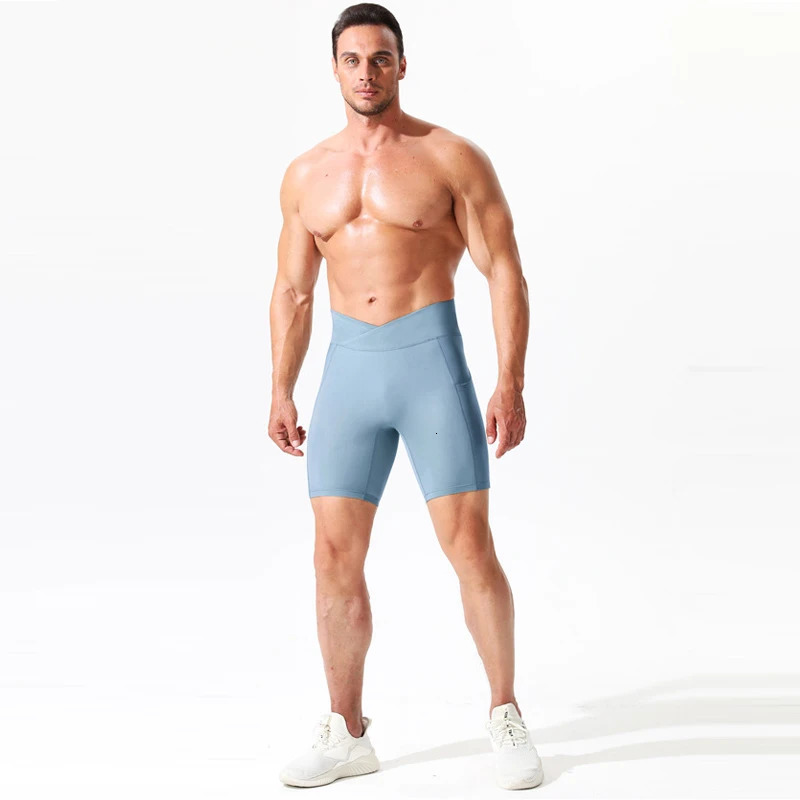 Compression Shorts Men Summer Sportswear Training Tights Gym Fitness Leggings Short Pants Sport Bottoms Running 250103