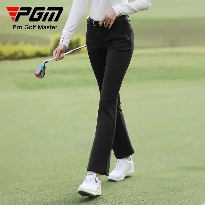 PGM Women Golf Pants Autumn and Winter Slim Fit Trousers Soft Elastic Casual Multicolor Golf Wear for Women XS-XL KUZ134 250102
