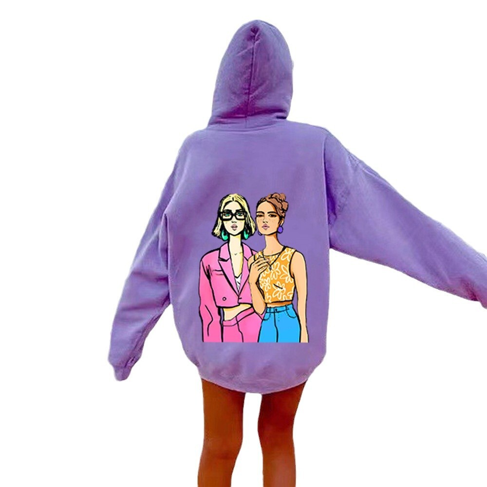 Sportswear Dropped Shoulder Sleeve Sweatshirt Fashion Hoodie XS to 5XL