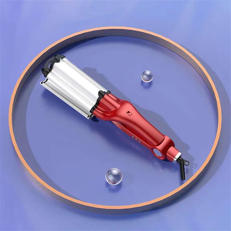 Bed Wave Head Artist Deep Waver Hair Curg Iron Combat Frizz and Add Massive Shine for Beachy Waves Curler Styg Tool