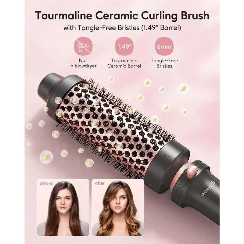 Wavytalk 5 in 1 Curg Wand Set With Thermal Brush