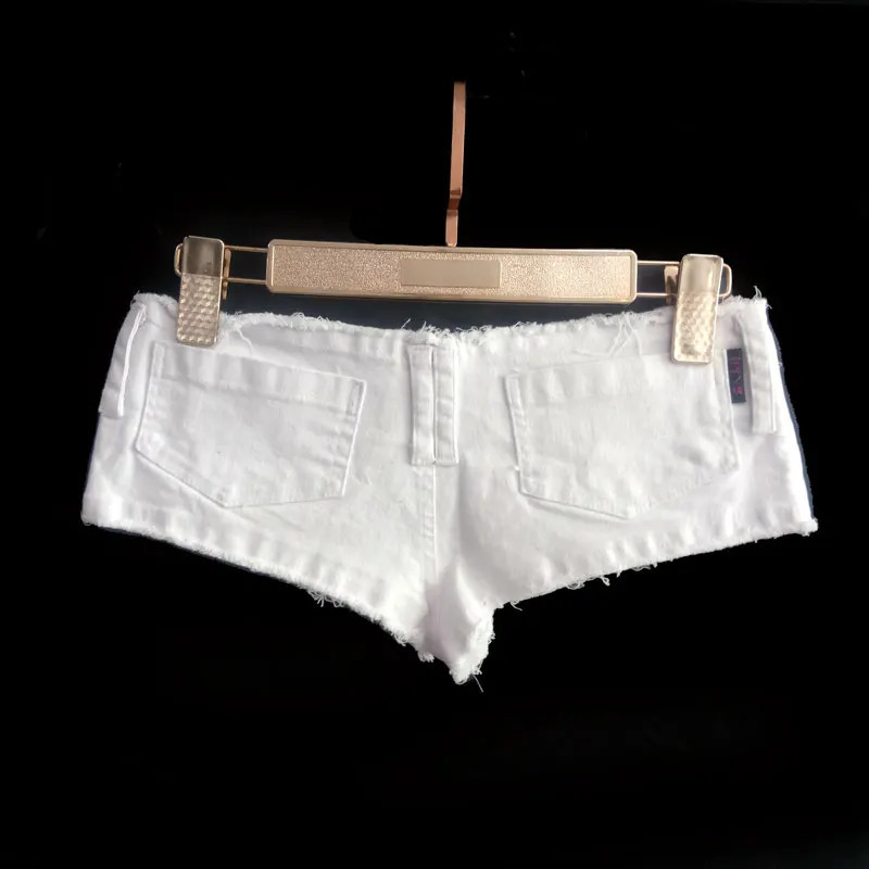 Sexy Women Tassel Low Rise Waist Short Denim Booty Jeans Shorts Vintage Cute Micro Mini Club Wear Fashion 250102