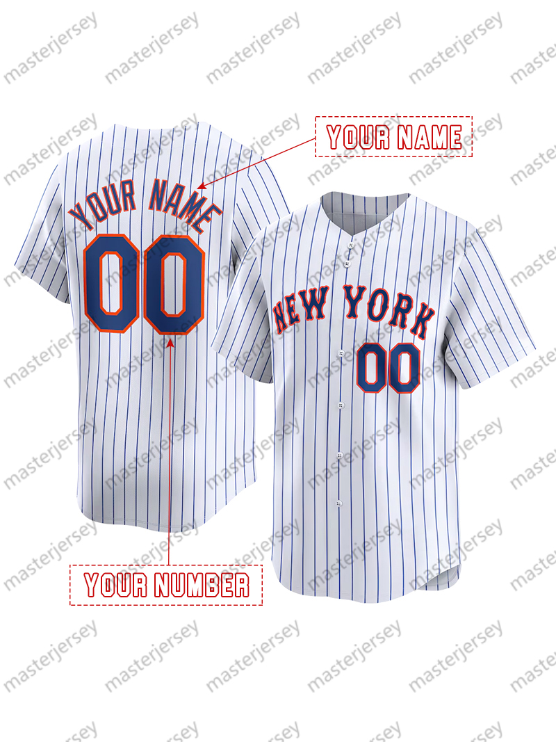 Men/Women/Youth Baseball Jerseys Soto Megi Lindor Senga Alvarez Peterson Stitched Custom Jersey