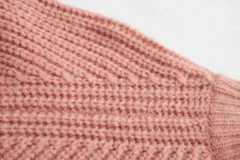 DEEABAE Korean Style Womens Clothing Lazy Round Neck Pullover Sweater Simple Commuting Loose knitted Bottoming Shirt 250103