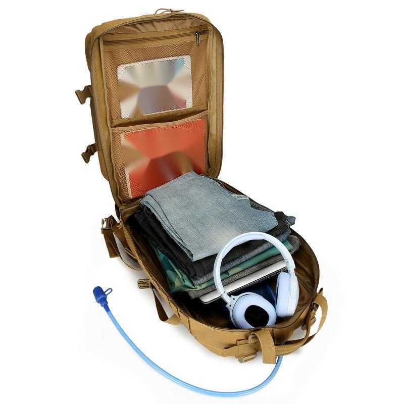 Tactical Bag Outdoor Sports travel bag Camping Hiking Tactical Waterproof Mountaineering Bag Multi Functional Backpack 240920