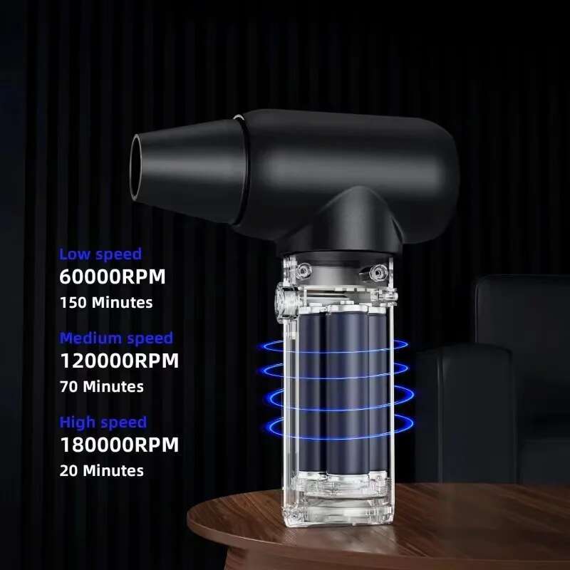 Wireless 180000RPM Wind Speed 50m/s For Car Keyboard Computer Cleaning Hair Dryer High-Performance Electric Blower