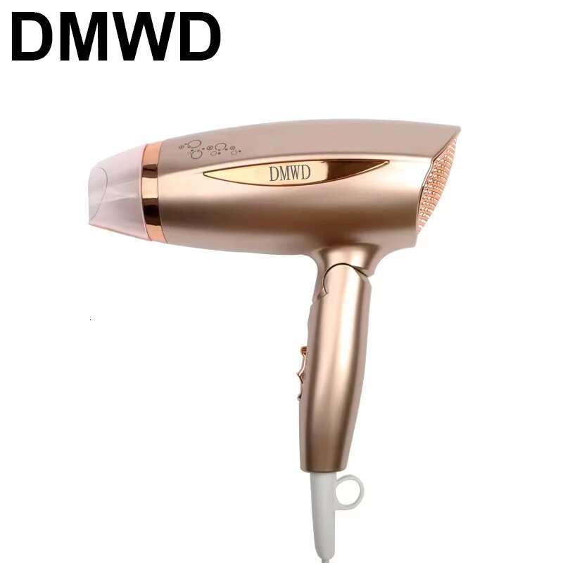 DMWD 1800W Foldable Professional Hair Dryer Electric Hot Cold Wind Hairdryer Handle Hairdressing Salon Styg Drying Air Blower