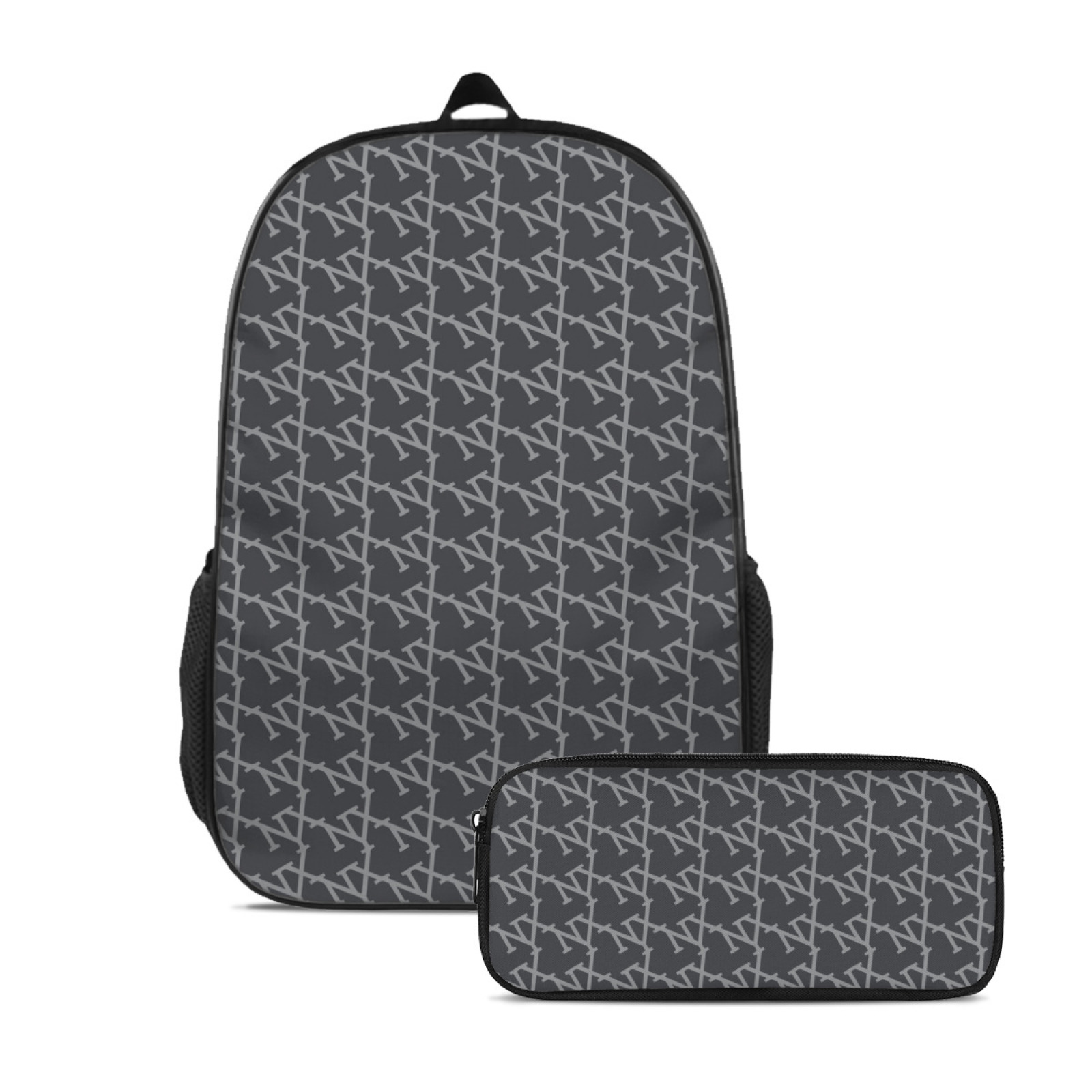 NXY 2-piece suit school bags backpack designer bag women backpacks bookbags womens fashion all-match back packs with pen bag dust bag