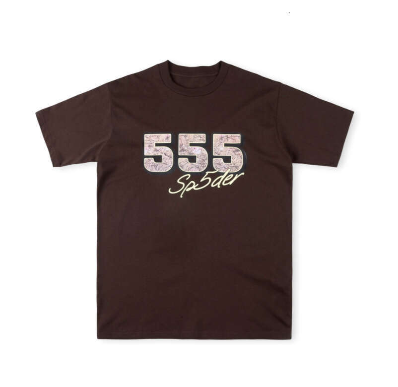 New Hip Hop Brand 555555 Foam Letter Love Round Neck Short Sleeve T-shirt for Men and Women