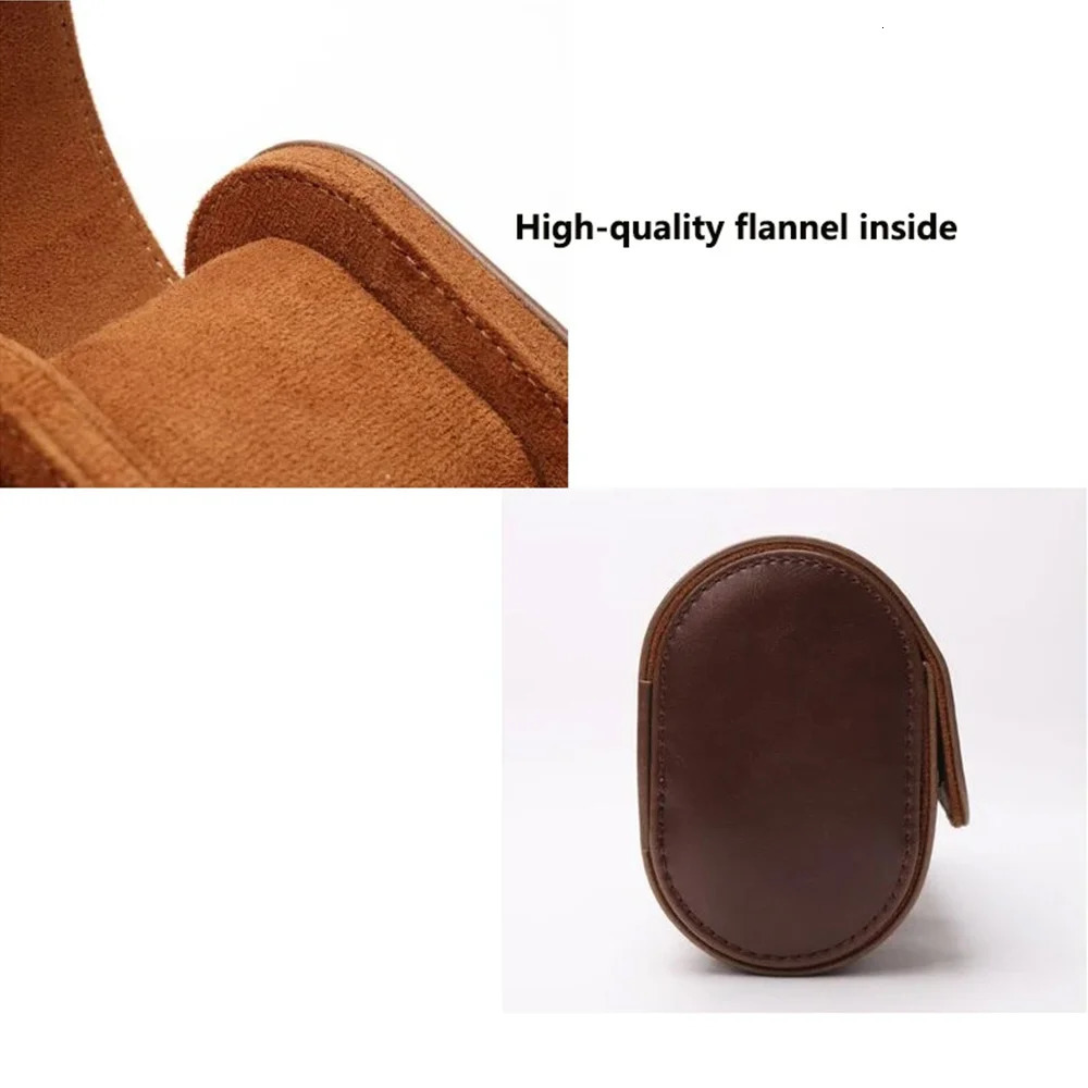 3-slot watch roll travel box bracelet portable leather watch display box storage box mens gift watch organizer 250102